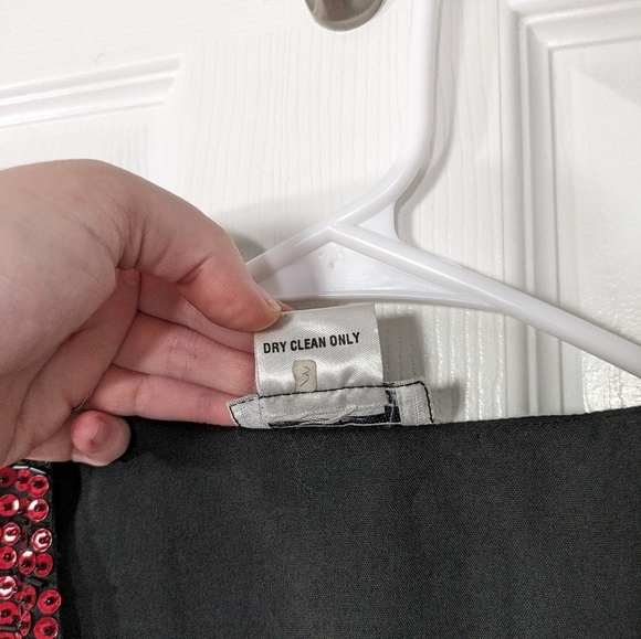 Vintage The Everett Collection Sequined & Beaded Multicolor Holiday Vest Size S - Picture 6 of 6